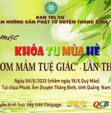Trực tiếp: Khai mạc khóa tu mùa hè ƯƠM MẦM TUỆ GIÁC do Phân Ban HDPT huyện Thăng Bình tổ chức
