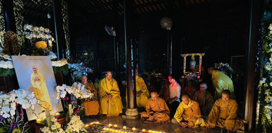 Bà Rịa Vũng Tàu: Trang nghiêm lễ tưởng niệm Trưởng lão HT.Thích Thiện Tường, Trưởng môn hạ Hoà An (Tam Kỳ-Quảng Nam) tân viên tịch