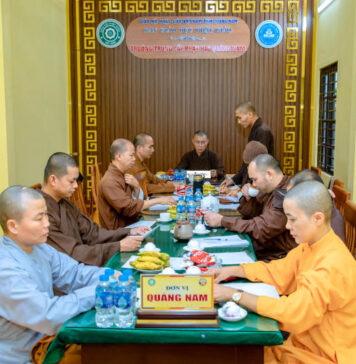 Ban Giáo dục Phật giáo tỉnh Quảng Nam họp triển khai Phật sự