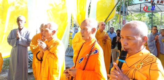 Video QCB: Điện Bàn – Chùa Phong Quang đúc tôn tượng Phật Bổn Sư nặng 1,7 tấn