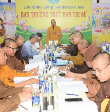 Kỳ họp Ban Thường trực mở rộng của Phật giáo tỉnh Quảng Nam năm 2023