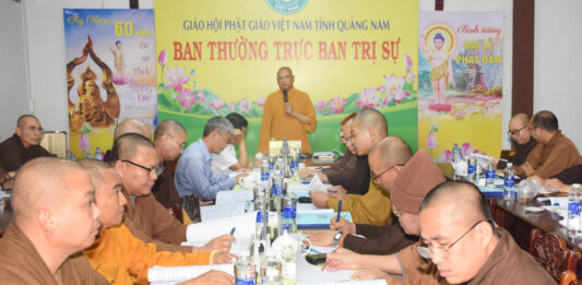 Kỳ họp Ban Thường trực mở rộng của Phật giáo tỉnh Quảng Nam năm 2023