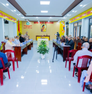 Điện Bàn: Ban Trị sự Phật giáo huyện họp mở rộng toàn thể Tăng Ni trụ trì và Ban Hộ tự