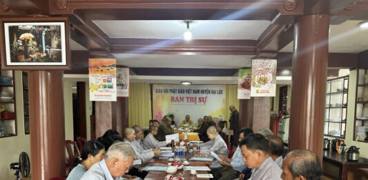 Đại Lộc: Ban Trị sự Phật giáo huyện họp mở rộng toàn thể Tăng Ni trụ trì và Ban Hộ tự các cơ sở