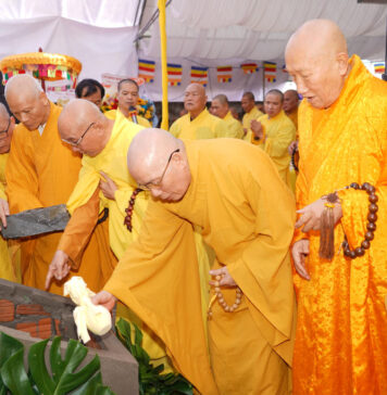 Quảng Ngãi: Lễ động thổ khởi công xây dựng chánh điện và các công trình phụ trợ chùa Linh Quang