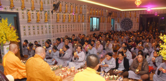 Phú Ninh: Lễ tổng kết khóa tu niệm Phật, kỷ niệm ngày vía Phật A Di Đà và húy nhật HT.Thích Hành Sơn