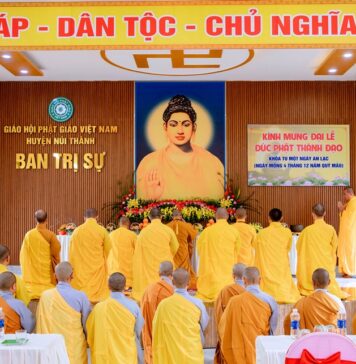 Núi Thành: Trang nghiêm Đại lễ kính mừng đức Phật thành đạo, PL. 2567 – DL. 2024