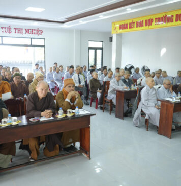 Ban Trị sự Phật giáo thị xã Điện Bàn tổng kết Phật sự năm 2023 và phương hướng năm 2024