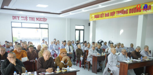 Ban Trị sự Phật giáo thị xã Điện Bàn tổng kết Phật sự năm 2023 và phương hướng năm 2024