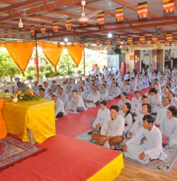 Thăng Bình: Khóa tu an lạc cụm cánh Trung đầu năm Giáp Thìn