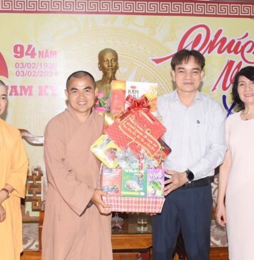 Tam Kỳ: BTS PG thành phố chúc tết lãnh đạo chính quyền