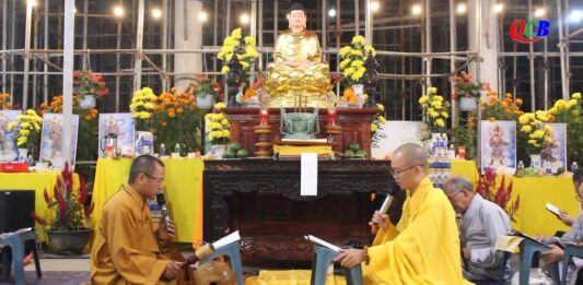 Video QCB: Núi Thành – Hàng trăm Phật tử dự lễ cầu an đầu năm tại chùa Lộc Tân