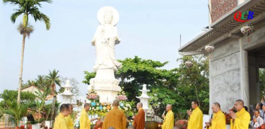 Tam Kỳ: Lễ an vị tôn tượng Bồ-tát Quán Thế Âm tại chùa Phú Quang