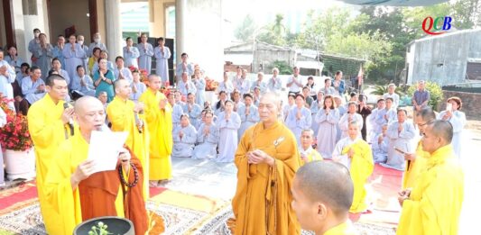 Video QCB: Tam Kỳ – Lễ an vị tôn tượng Bồ-tát Quán Thế Âm tại chùa Phú Quang