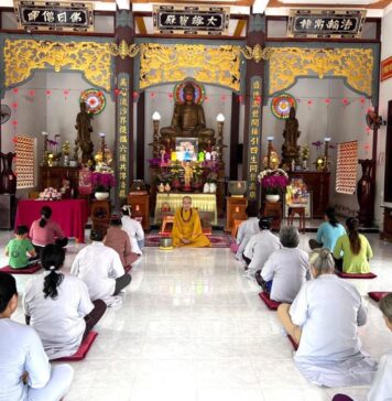 Nam Giang: Khóa tu bát quan trai đầu năm tại chùa Thạnh Mỹ