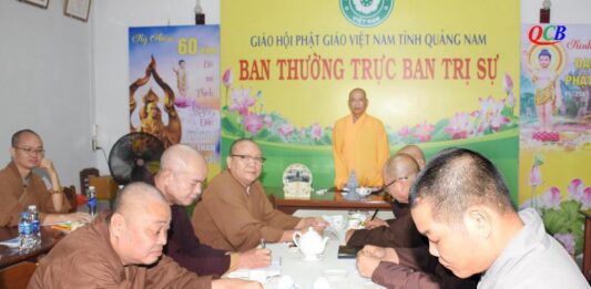 Ban Thường trực Ban Trị sự Phật giáo tỉnh Quảng Nam họp bàn Phật sự
