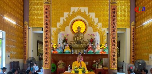 Thăng Bình: Khóa tu an lạc dành cho chư Tăng Ni và đạo hữu Phật tử cụm cánh Trung