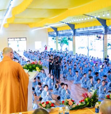 Duy Xuyên: Hơn 300 thanh thiếu niên tham dự khóa tu “Hương từ lan xa” lần thứ 11 tại chùa Phước Sơn