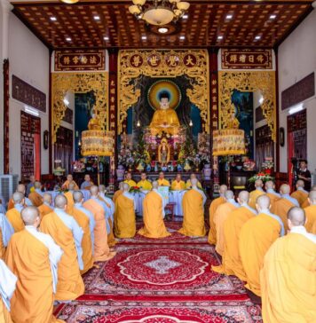 Thường trực BTS Phật giáo tỉnh Quảng Nam thăm, sách tấn chư hành giả an cư tại chùa Sư Nữ Diệu Quang