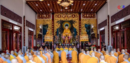 Thường trực BTS Phật giáo tỉnh Quảng Nam thăm, sách tấn chư hành giả an cư tại chùa Sư Nữ Diệu Quang