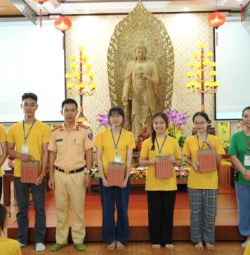 Hội An: Tuyên truyền, phổ biến pháp luật về an toàn giao thông tại khóa tu mùa hè “Suối nguồn an lạc – lần 2”