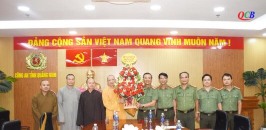 GHPGVN tỉnh Quảng Nam thăm, chúc mừng 78 năm ngày truyền thống lực lượng An ninh nhân dân