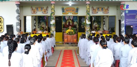 Video QCB: Điện Bàn – Khóa tu bát quan trai cụm Tây tại chùa Hồng Phúc