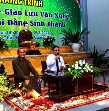 Núi Thành: Chương trình thiền trà và giao lưu văn nghệ tại chùa Hòa Mỹ