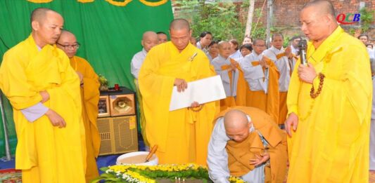 Video QCB: Thăng Bình – Lễ đặt đá xây dựng chùa Bình Khương