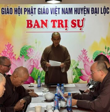Đại Lộc: Thường trực Ban Trị sự họp triển khai các Phật sự trọng tâm