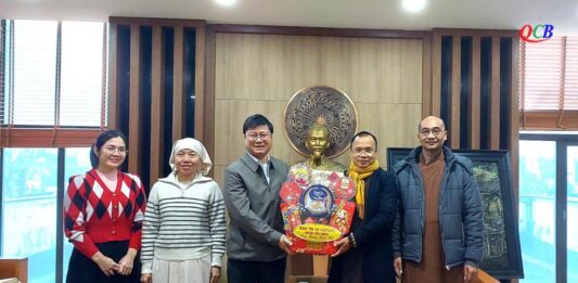 Tiên Phước: BTS Phật giáo huyện thăm và chúc Tết lãnh đạo chính quyền