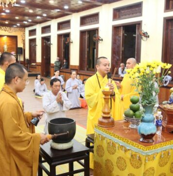Tam Kỳ: Lễ tạ đàn Dược sư cầu an đầu năm Ất Tỵ tại chùa Hòa An